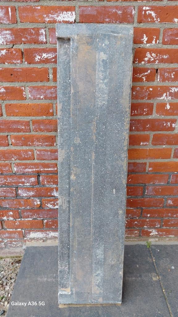 Natuursteen dorpel grijs, Enlèvement, Utilisé