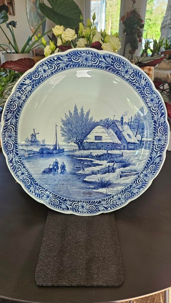 Royal Sphinx Delft wandbord, Ophalen of Verzenden