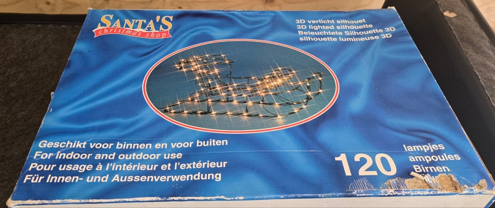 2 herten met verlichting, Ophalen of Verzenden