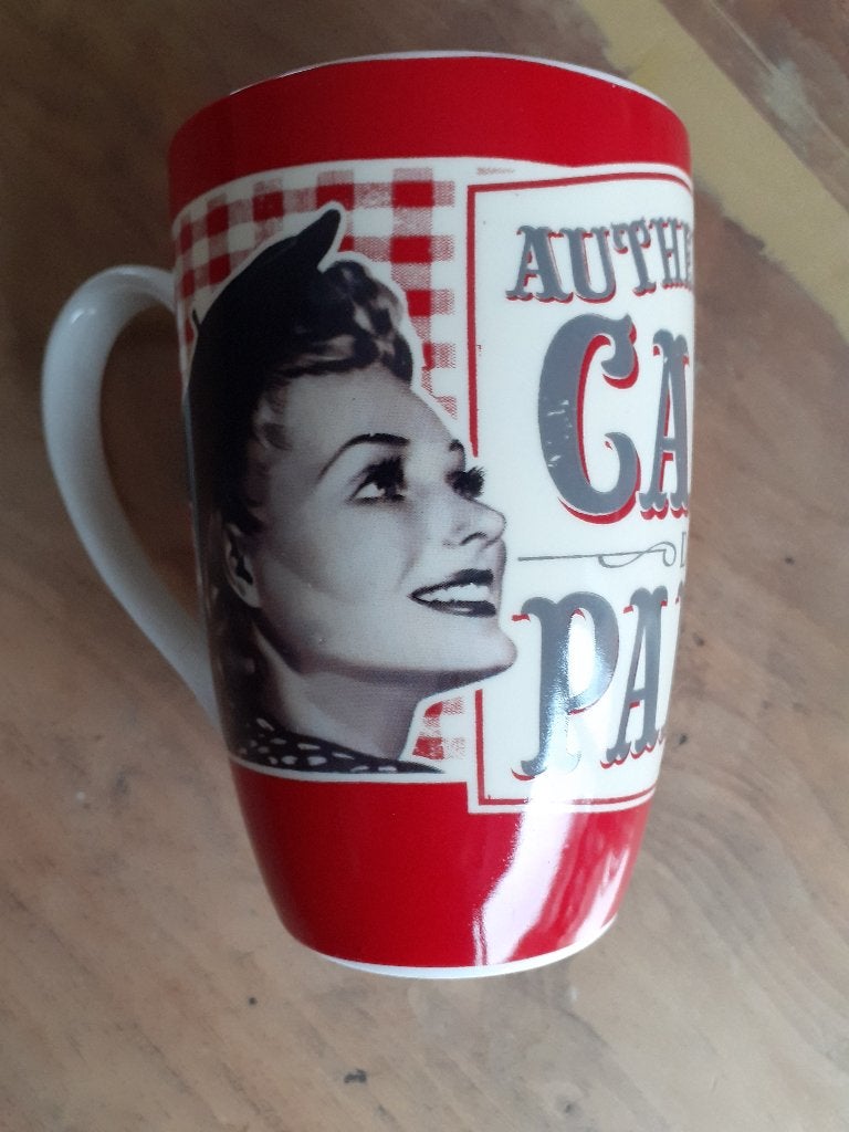 Koffietas origineel Paris Onbeschadigd, Ophalen of Verzenden
