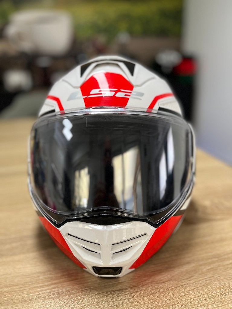 LS2 Advant-X (taille L) + interphone JBL Cardo Freecom 4X, Motos, Autres marques, Seconde main, Enlèvement ou Envoi, Casque système