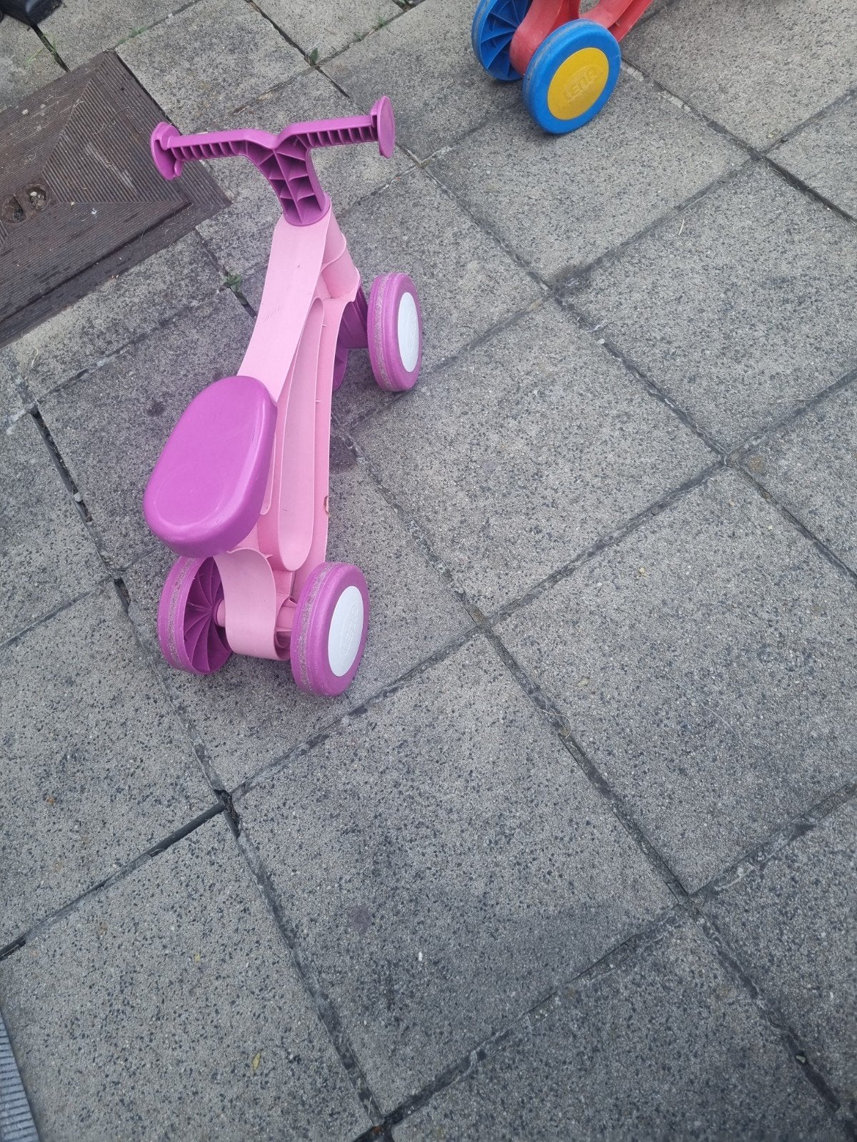 Loopfiets peuters, Ophalen