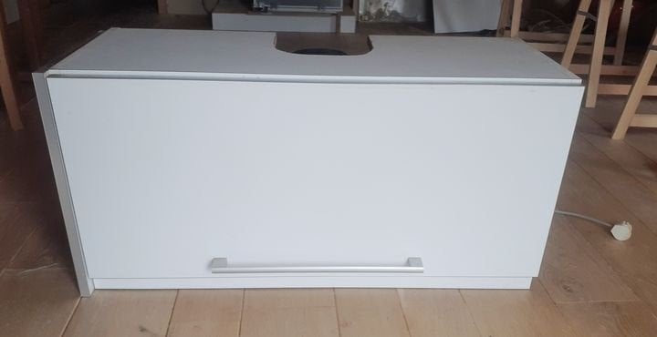 hotte telescopique et son armoire, Enlèvement