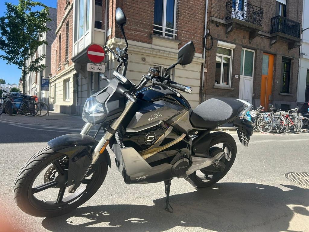 Super Soco Street Hunter | Classe B | Batterie double | 5 50, Vélos & Vélomoteurs, Cyclomoteurs | Marques Autre, Comme neuf, Classe B (45 km/h)