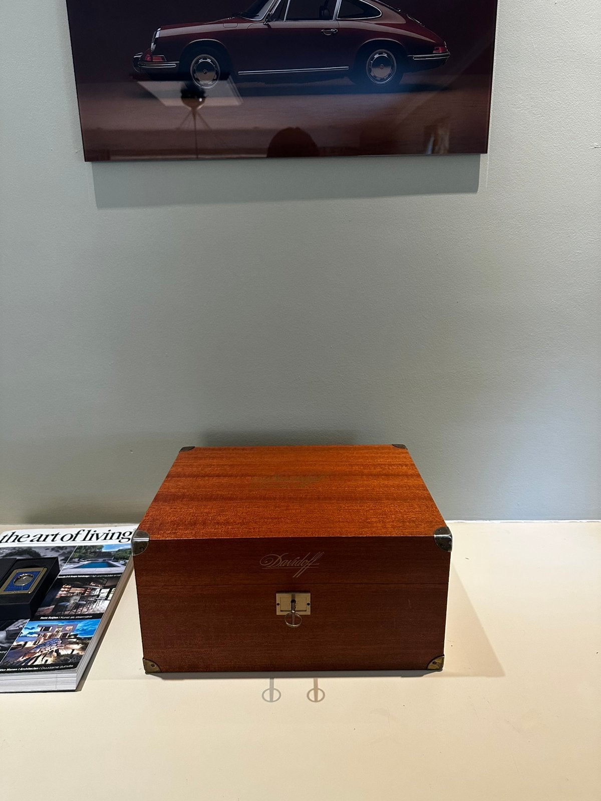 Vintage Davidoff sigaren humidor, Ophalen of Verzenden, Gebruikt