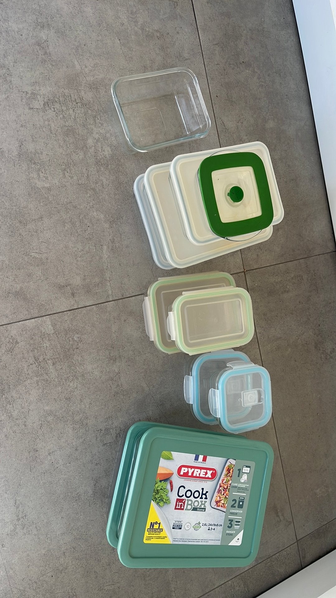Glazen voorraadpotten keuken pakket, Ophalen, Zo goed als nieuw