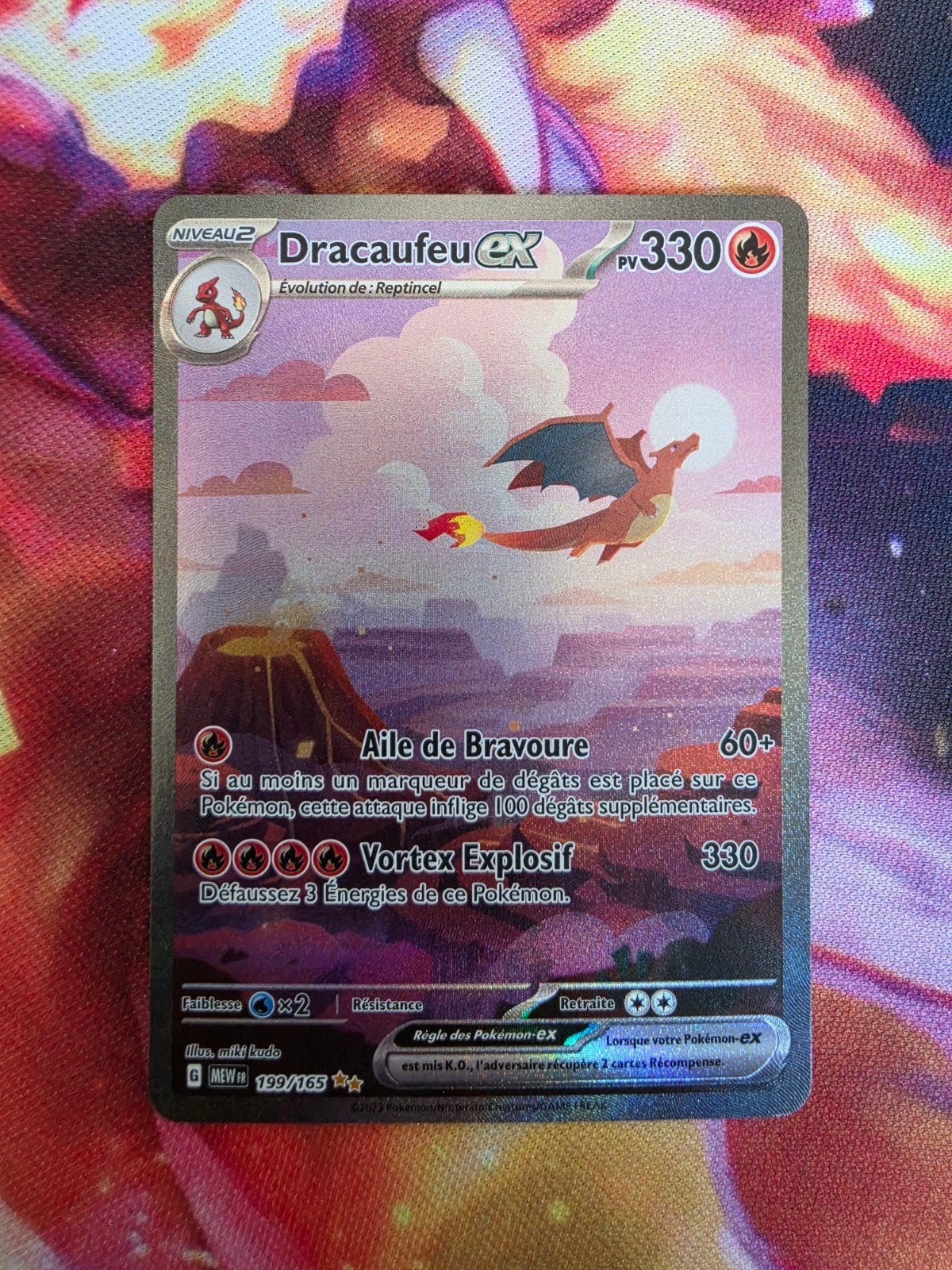 Pokémon 151 - Dracaufeu EX - 199/165 - FR, Hobby & Loisirs créatifs, Enlèvement ou Envoi, Comme neuf