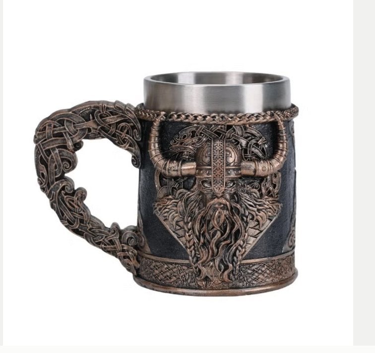 Luxe Viking mok van RVS - Odin (400ML)