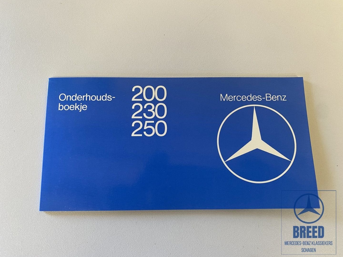 NOS onderhoudsboekje Nederlands Mercedes-Benz W123 200 230 2, Ophalen of Verzenden