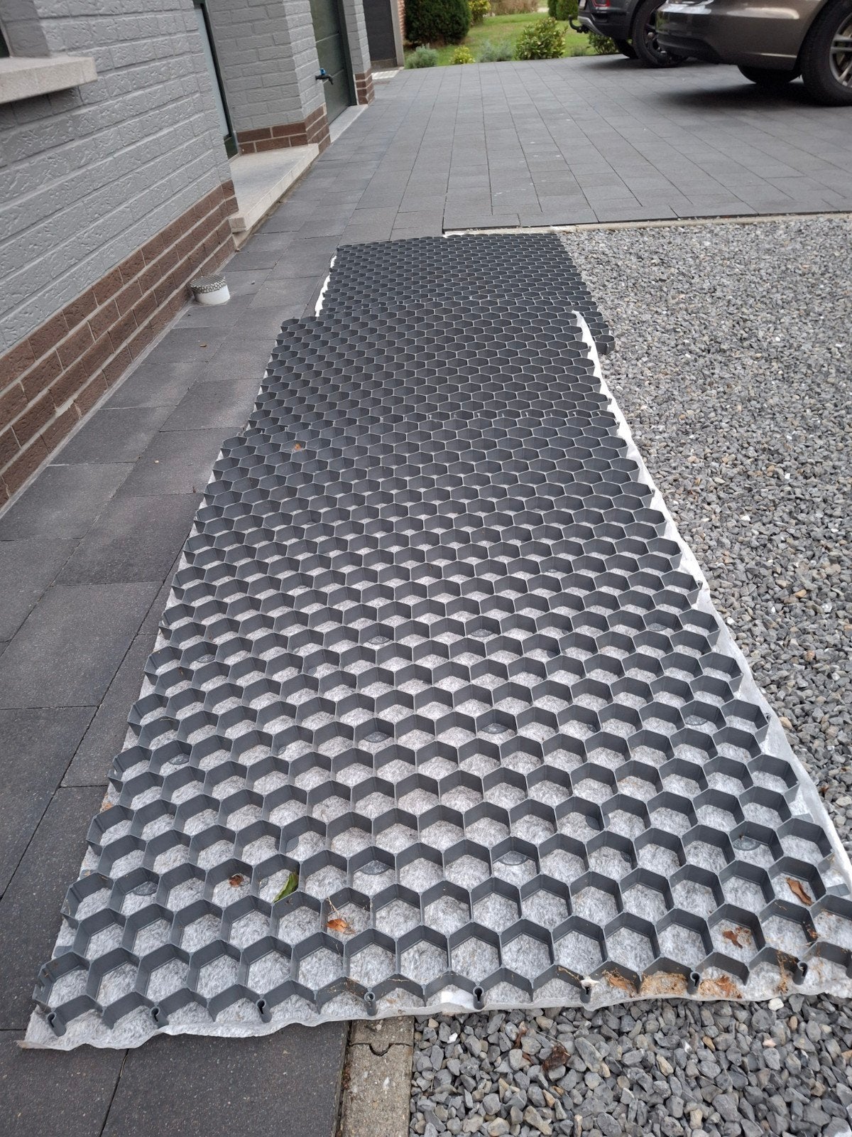 grindmatten, Jardin & Terrasse, Enlèvement, Neuf, Gris, Autres matériaux