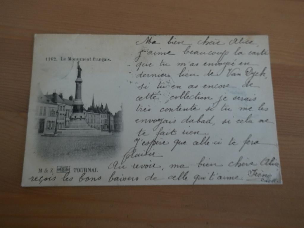 tournai le monument française, Verzenden, Gelopen, Henegouwen