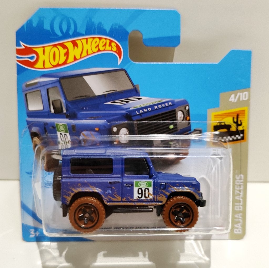 Hot Wheels Land Rover Defender 90 Blauw (2021), Ophalen of Verzenden