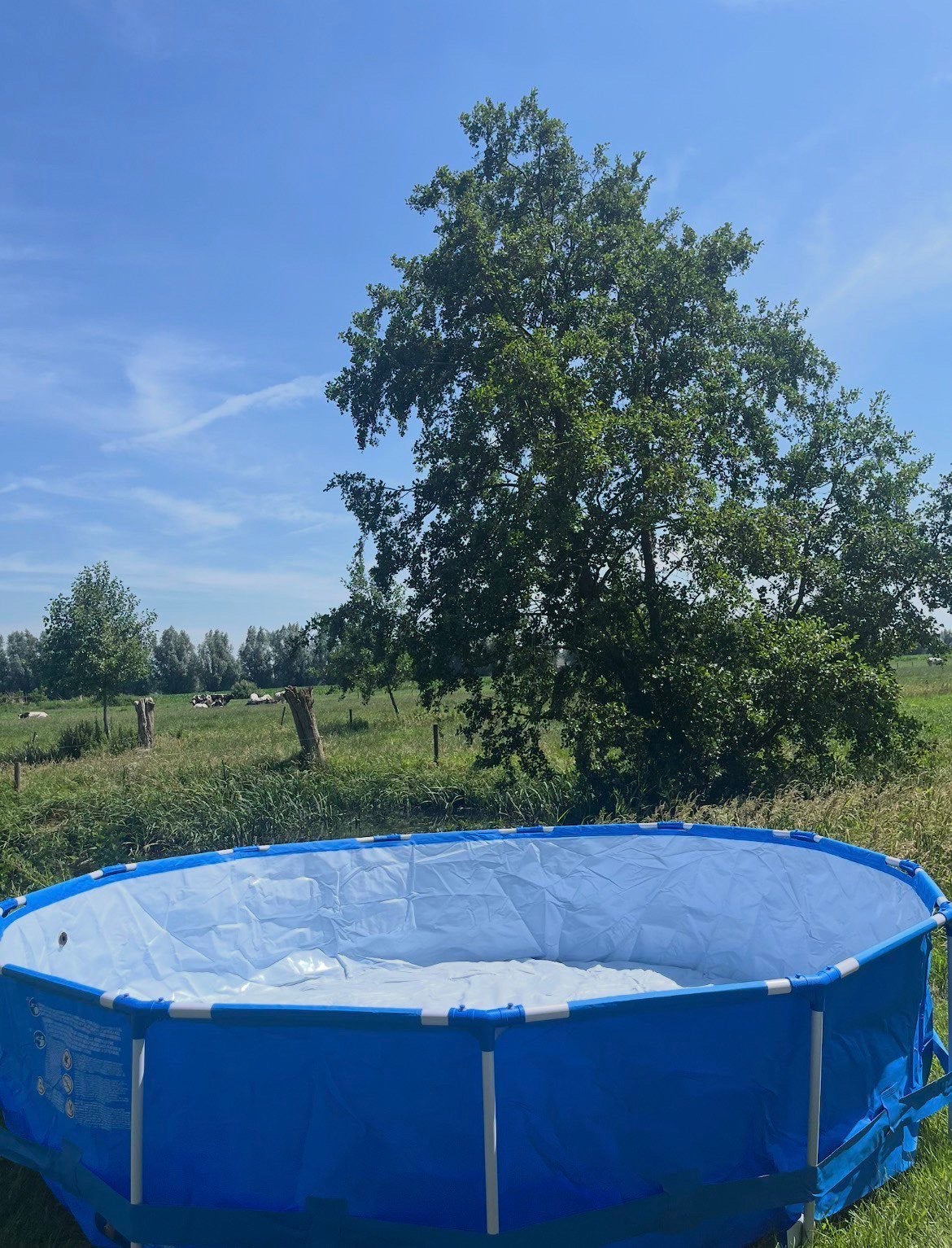 Bestway Steel Pro zwembad (396 x 84 cm)., Tuin en Terras, Zwembaden, Zo goed als nieuw, Ophalen