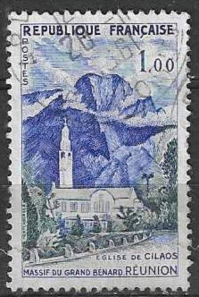 France 1960 - Yvert 1241 - Cilaos - La Réunion (ST), Envoi, Affranchi