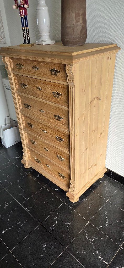 Halkast, commode, Ophalen