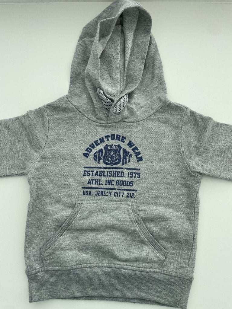 Sweat à capuche gris taille 98/104, Enfants & Bébés, Vêtements enfant | Taille 98, Garçon, Enlèvement ou Envoi, Pull ou Veste