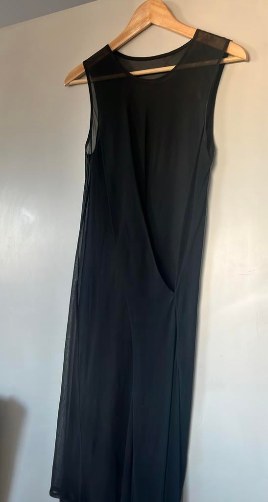 Ann Demeulemeester sheer kleedje 36, Ophalen, Zo goed als nieuw, Maat 36 (S), Zwart