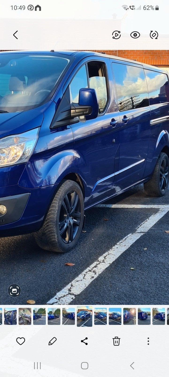 banden en velgen ford transit custom 2014, Auto-onderdelen, Ophalen, Band(en)