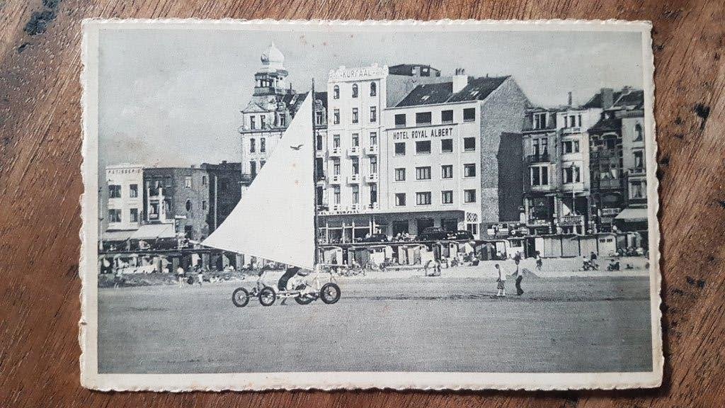 Postkaart Mariakerke Bad Strand, Enlèvement ou Envoi, 1940 à 1960, Affranchie, Flandre Occidentale