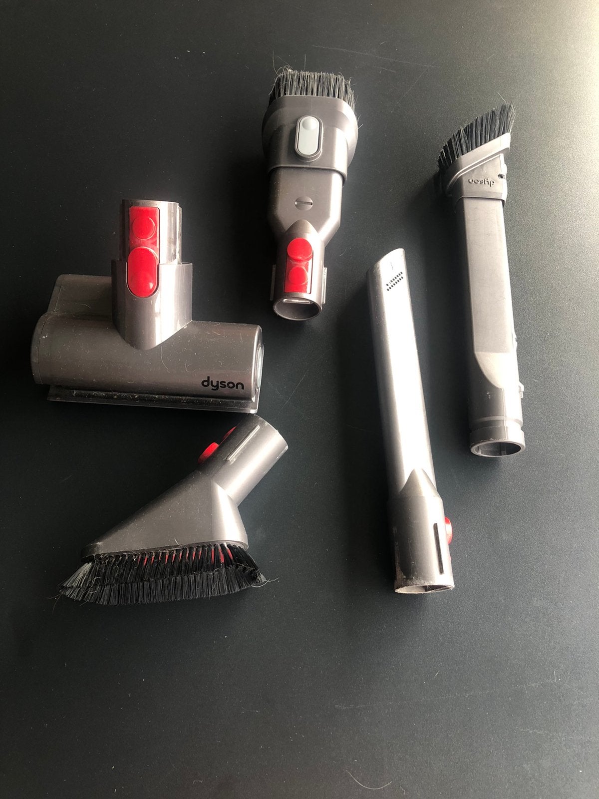 Dyson: borstels (5 stuks), Elektronische apparatuur, Stofzuigers, Ophalen of Verzenden, Zo goed als nieuw, Dyson
