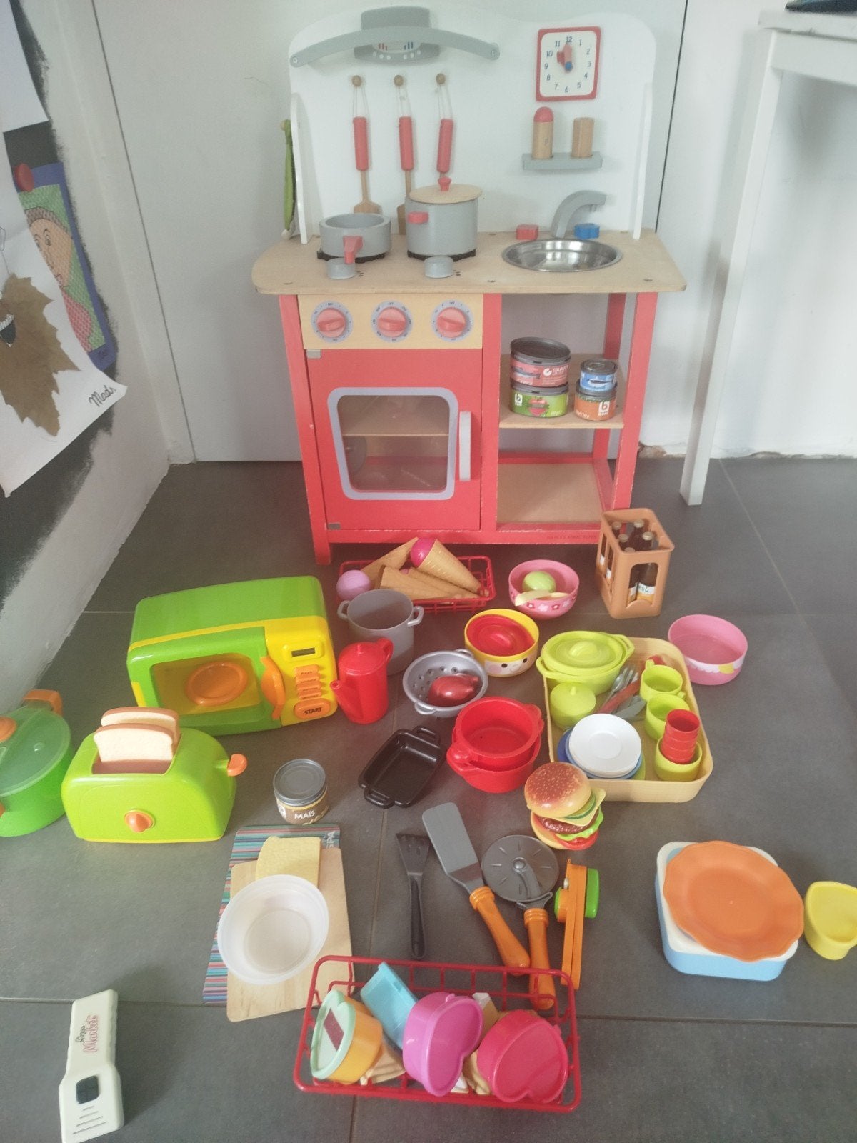 Volledige speelset keuken (+ 50 stuks), Enlèvement