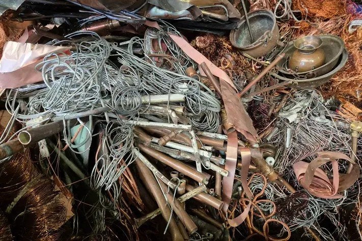 ophalen oude metalen, bouwafval metaal, elektro, Ophalen of Verzenden, Gebruikt, Overige metalen