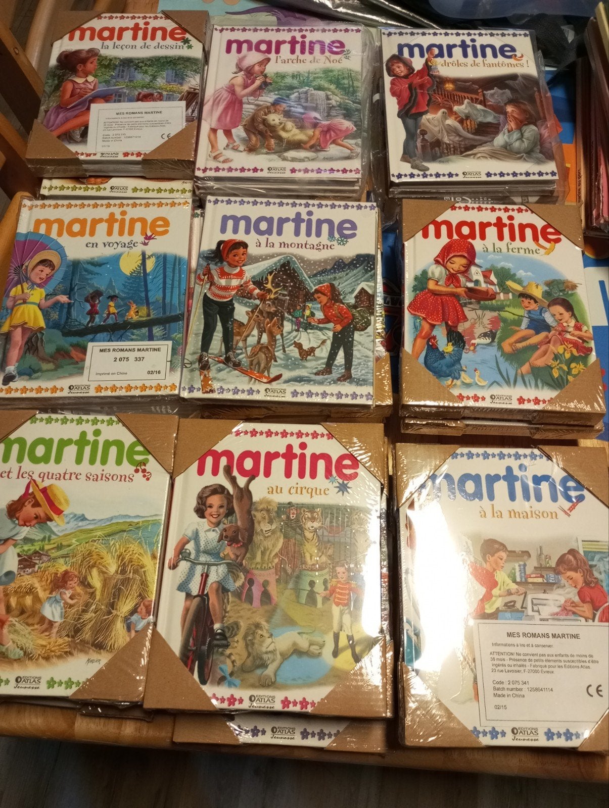 bande dessinée Martine, Ophalen