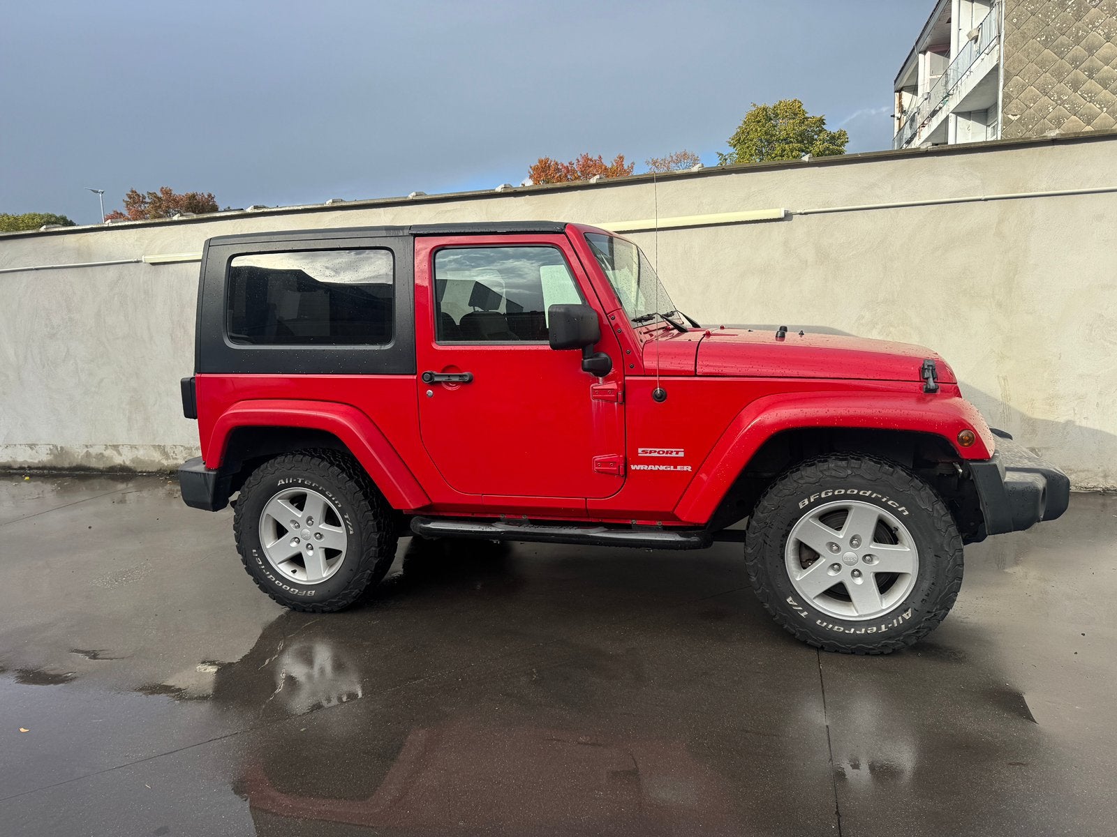 JEEP WRANGLER SPORT 2.8 CRD 4x4 – 2010 – DIESEL – MANUEEL, Auto's, Zwart, Bedrijf, Diesel, Te koop