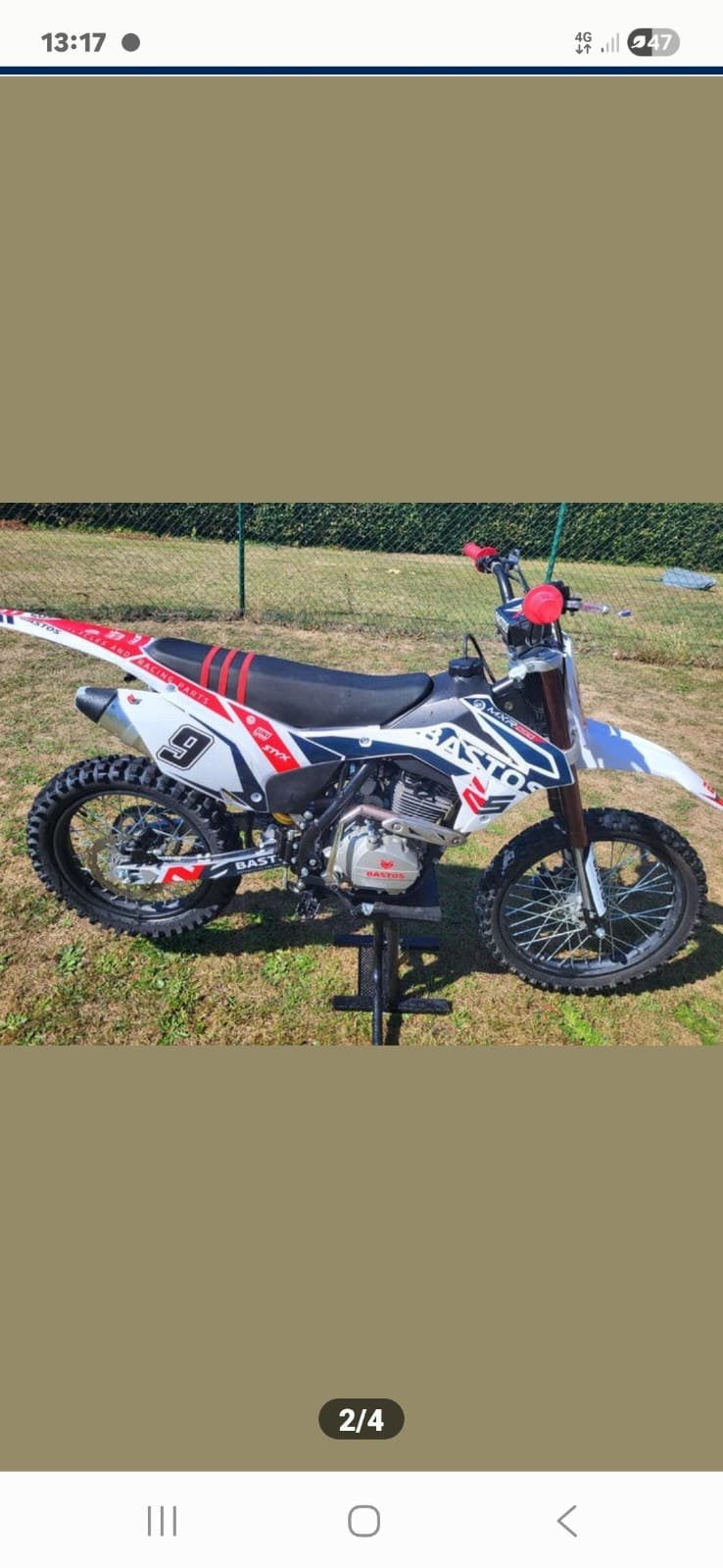 Crossmotor 250cc, 250 cc, Zo goed als nieuw, 5 versnellingen, Ophalen