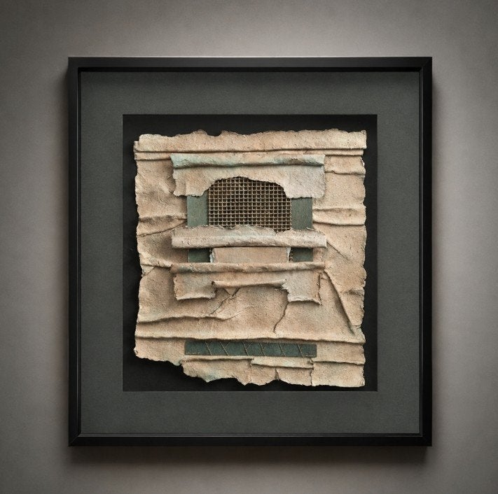 zeldzaam uniek werk Joyce Combs "Seride I", Antiek en Kunst, Kunst | Overige Kunst, Ophalen