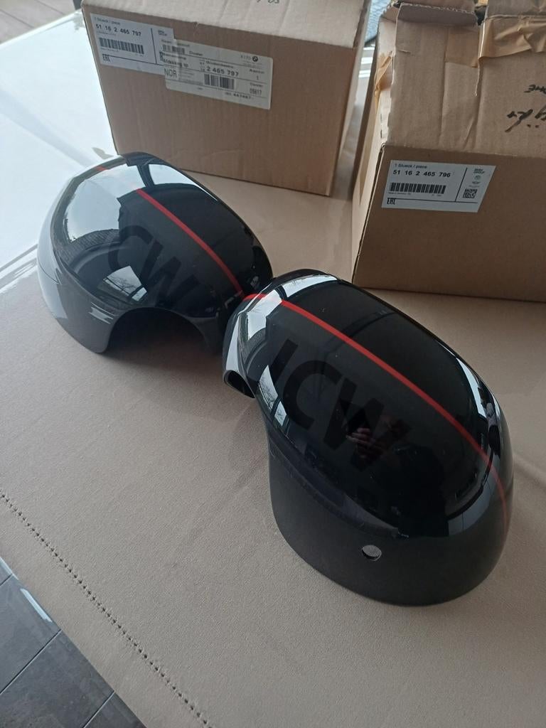Originele MINI-accessoire. MINI JCW spiegelkappen, Autos, Particulier, Achat, Cooper