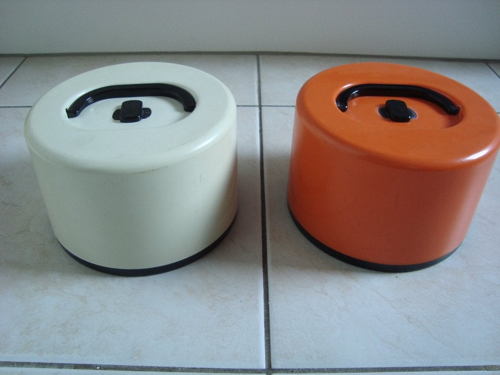 2 portes disques vinyles vintage de Olaf Von Bohr  Kartell, Enlèvement, Comme neuf
