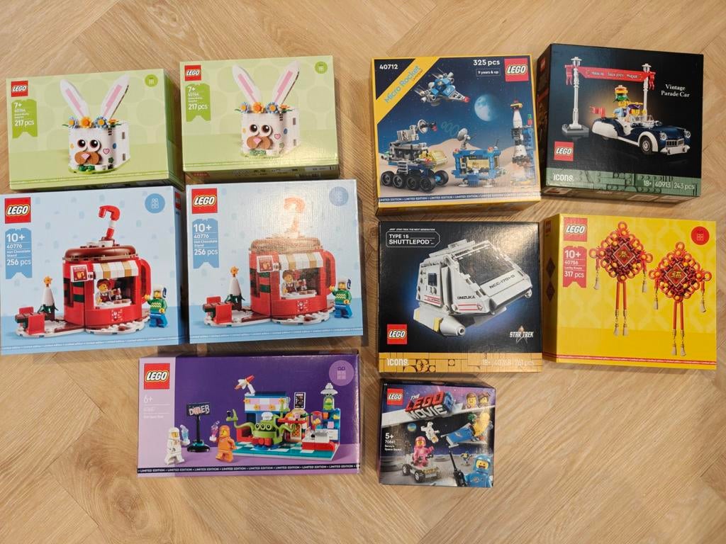 Diverse Lego GWP sets - verkocht als bundel, Neuf, Enlèvement ou Envoi, Lego, Ensemble complet