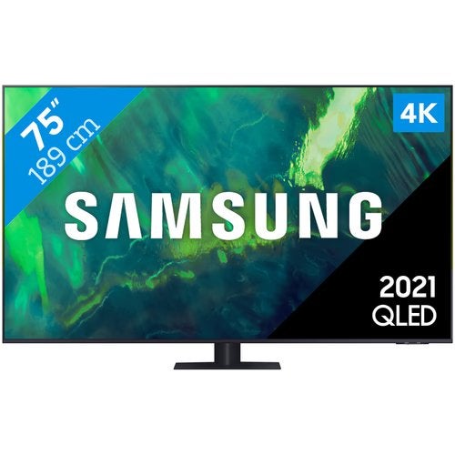 Samsung QLED 75” 4K Smart TV – 75Q74A, Audio, Tv en Foto, Ophalen, QLED, Zo goed als nieuw, 100 Hz