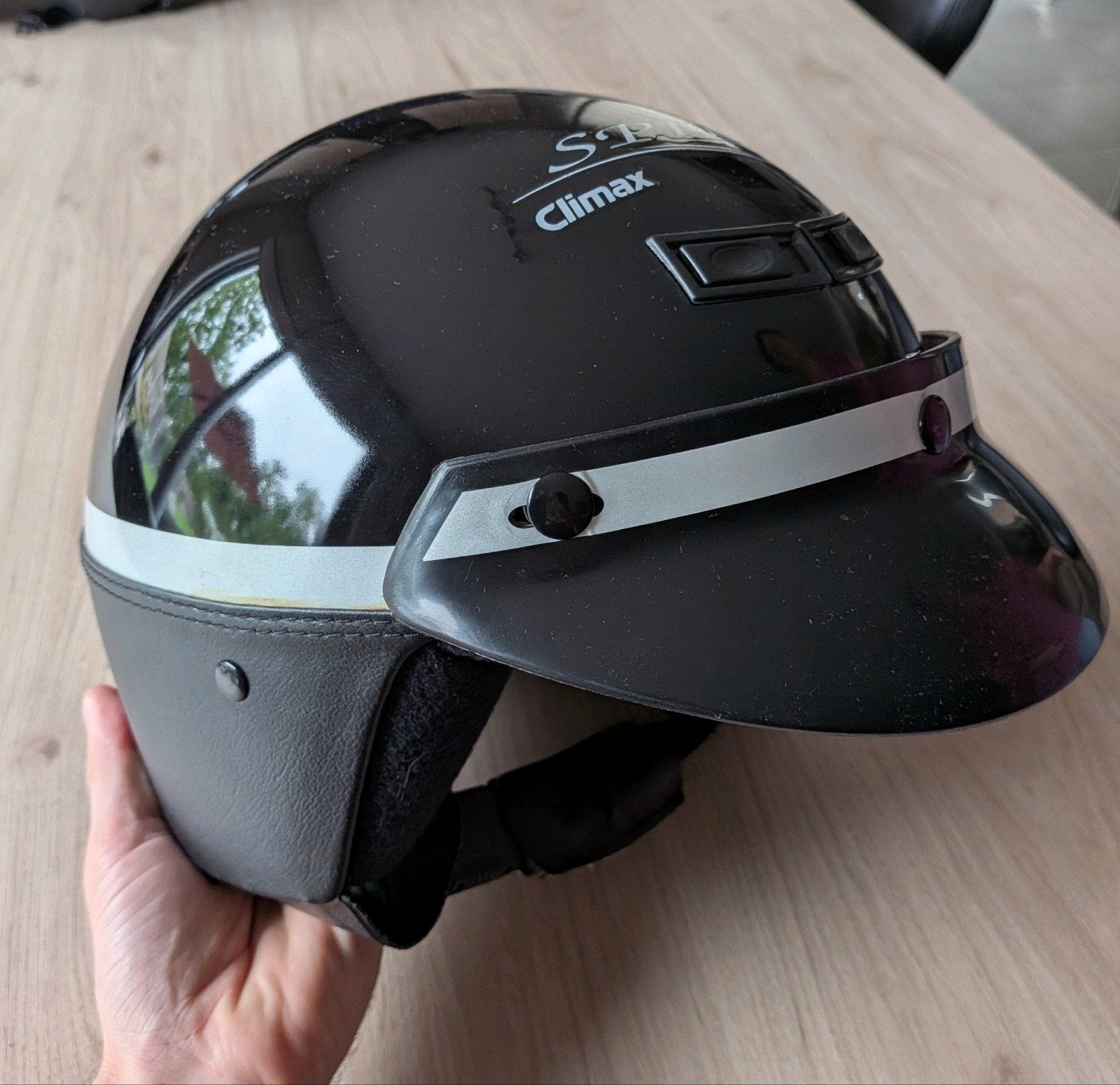 Motorhelm Climax - nieuwstaat, Enlèvement