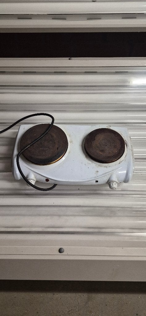 Kookplaat, Elektronische apparatuur, Gebruikt, 3 kookzones of minder, Ophalen of Verzenden, Vrijstaand