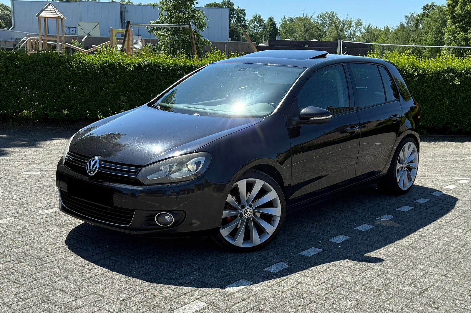 VW Golf 6 HighLine 2.0 TDI 140PK, Auto's, Volkswagen, Particulier, Golf, Diesel, Euro 5, Stadsauto, 5 deurs, Handgeschakeld, Zwart