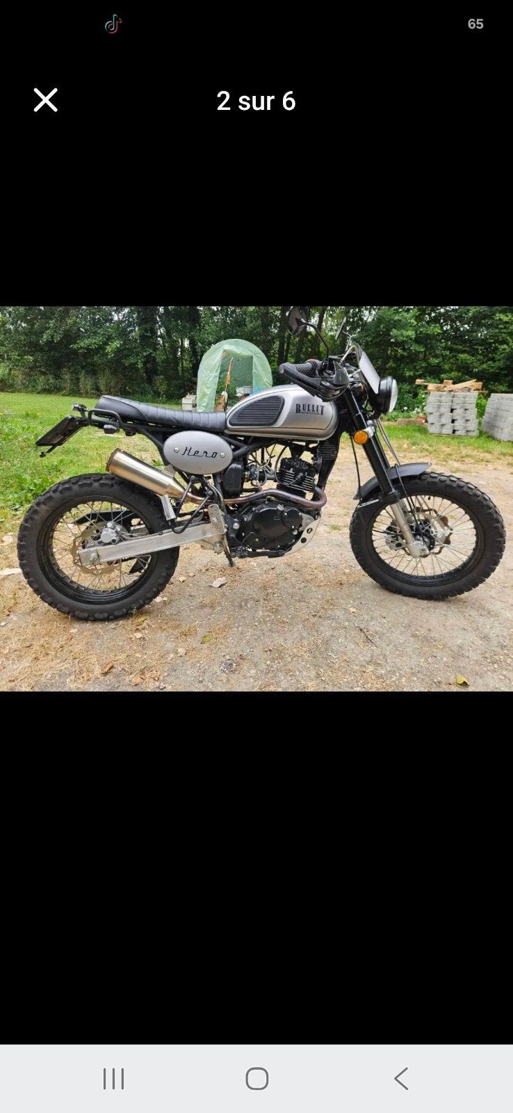 Bullit hero 125cc, Enlèvement