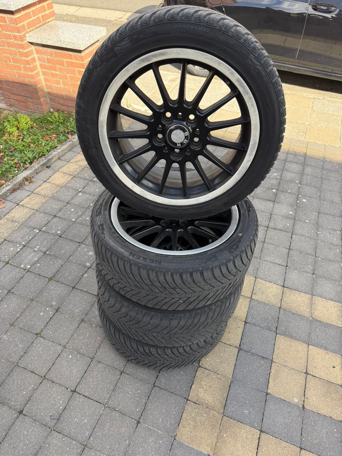 4 jantes bmw 5x120, Ophalen, Banden en Velgen, 17 inch, Winterbanden