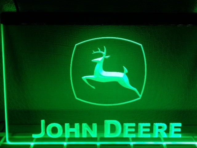 John Deere Tractor en andere 3D Led verlichting reclame lamp, Ophalen of Verzenden, Nieuw, Lichtbak of (neon) lamp