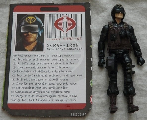 Actiefiguur COBRA, SCRAP-IRON (v7), Series 25, Hasbro, 2009., Ophalen of Verzenden, Gebruikt