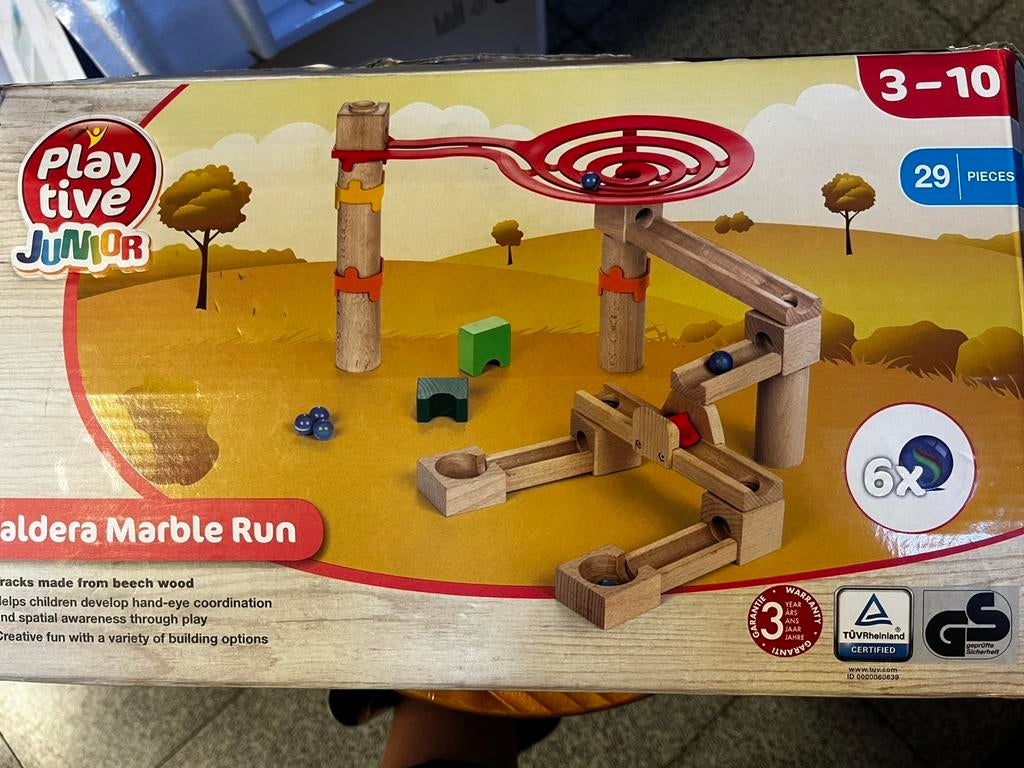 Houten knikkerbaan playtive, Ophalen of Verzenden, Zo goed als nieuw