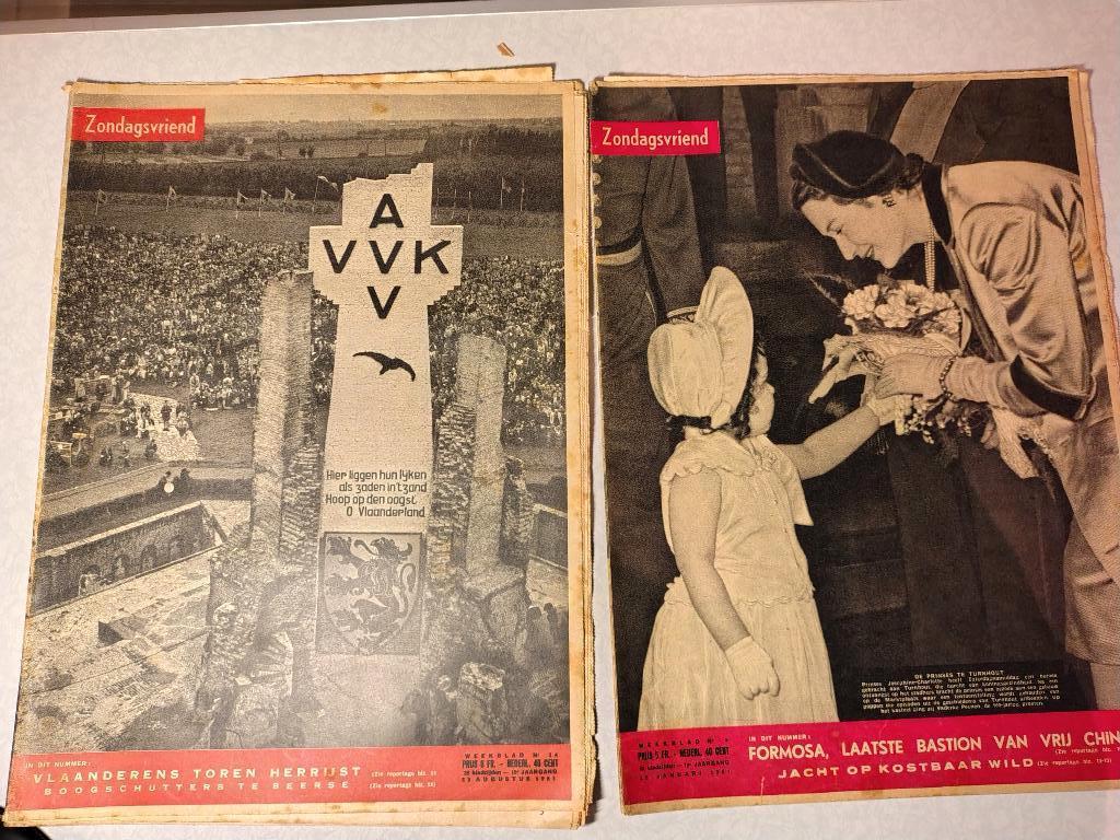 Tijdschriften Zondagsvriend 1951 tot 1953, Ophalen, Gelezen, Overige typen