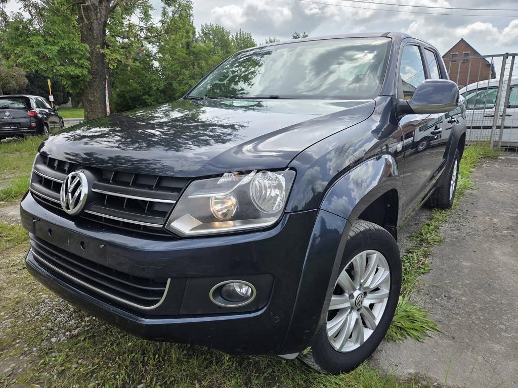 Vw Amarok Pick up 2.0tdi 180cv Boite auto Gps Cuir jante alu, Autos, Volkswagen, Cuir, 4 portes, Entreprise, 2800 kg