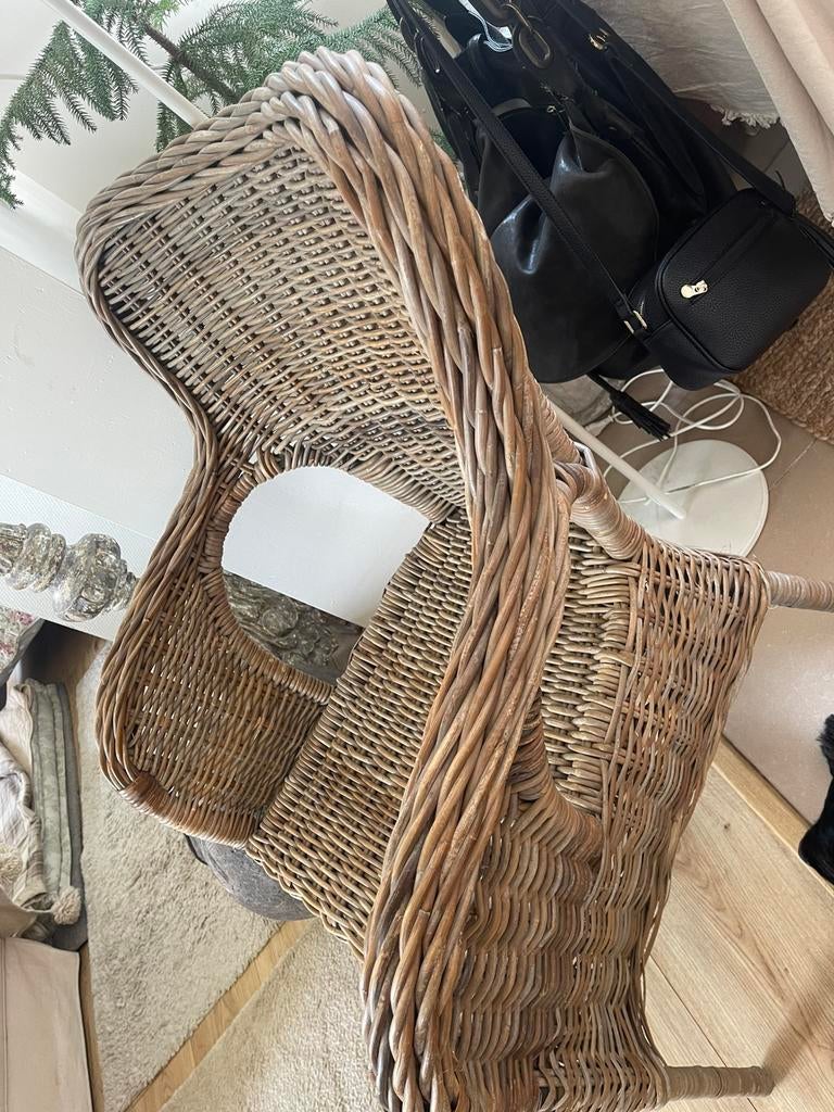 Fauteuil en osier, excellent état, Maison & Meubles, Enlèvement, Comme neuf