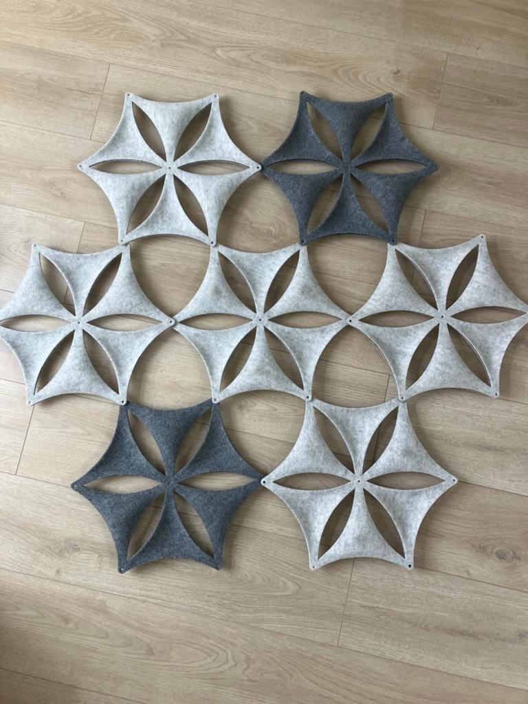 Design scheidingswand (geluid en afscheiding), Huis en Inrichting, Woonaccessoires | Kamerschermen, Ophalen, Gebruikt
