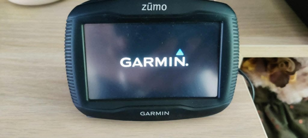 Garmin Zumo 350LM, Ophalen, Zo goed als nieuw