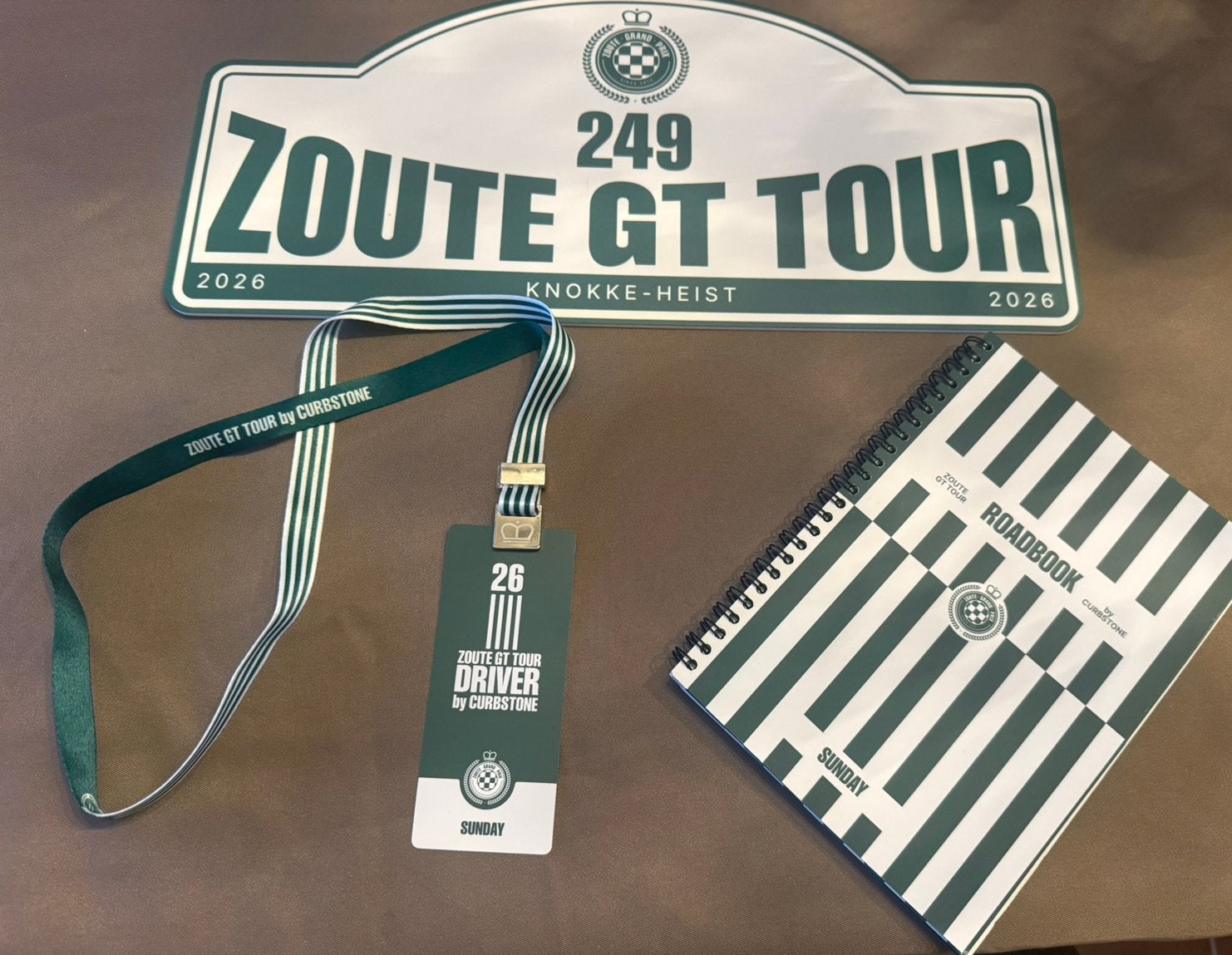 Zoute grand prix 2026 rally bord, Ophalen, Zo goed als nieuw