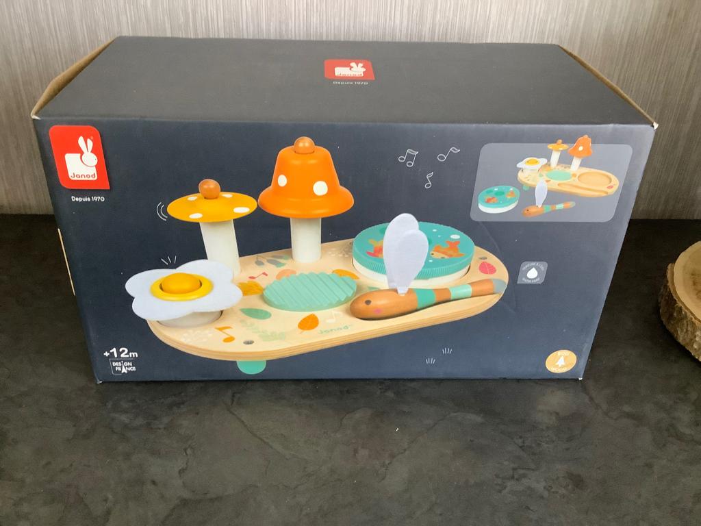 Janod Pure houten muziektafel (Nieuw), Ophalen of Verzenden, Nieuw, Puzzelen, Met geluid