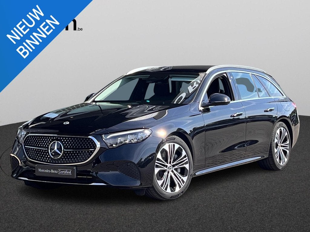 Mercedes-Benz E-Klasse Break 300 e T Hybrid Tech, Auto's, Automaat, Gebruikt, Zwart, 4 cilinders